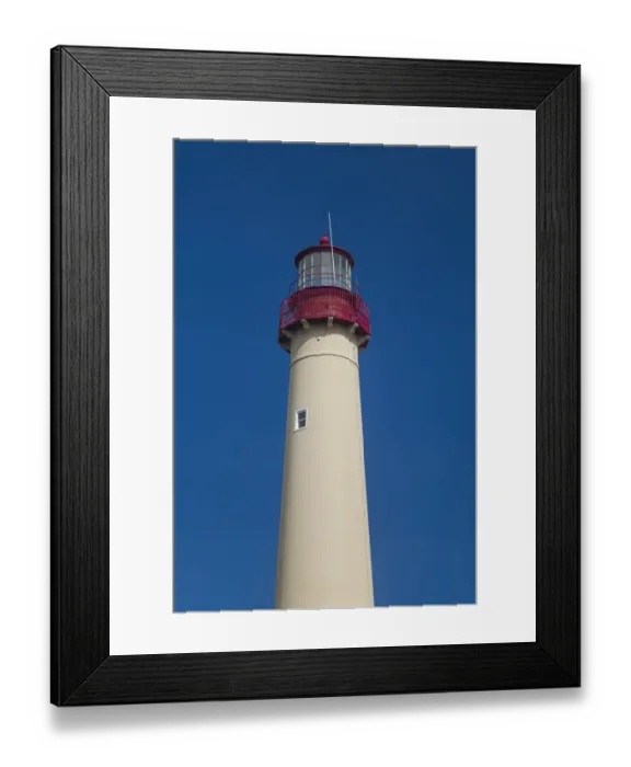 Framed Print : USA, New Jersey, Cape May. Cape May Lighthouse Framed Print : USA, New Jersey, Cape May. Cape May Lighthouse