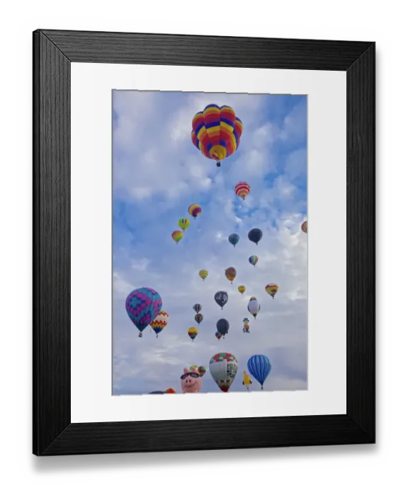 Framed Print : USA, New Mexico, Albuquerque International Balloon Fiesta Framed Print : USA, New Mexico, Albuquerque International Balloon Fiesta