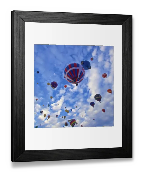 Framed Print : USA, Albuquerque. International Balloon Fiesta