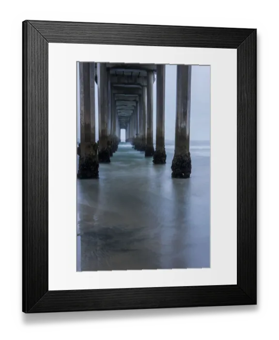 Framed Print : USA, California, La Jolla, Scripps Pier Framed Print : USA, California, La Jolla, Scripps Pier