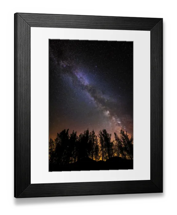 Framed Print : The Milky Way over Rose Valley, Los Padres National Forest, California, USA Framed Print : The Milky Way over Rose Valley, Los Padres National Forest, California, USA