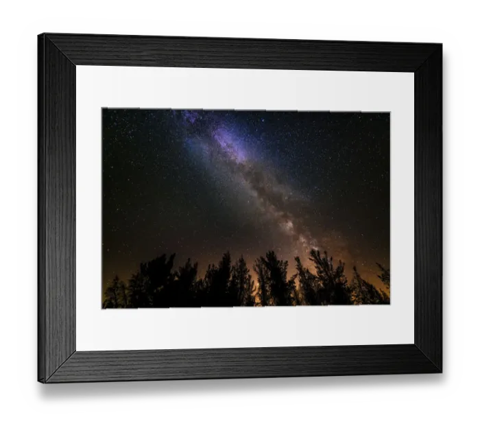 Framed Print : The Milky Way over Rose Valley, Los Padres National Forest, California, USA Framed Print : The Milky Way over Rose Valley, Los Padres National Forest, California, USA