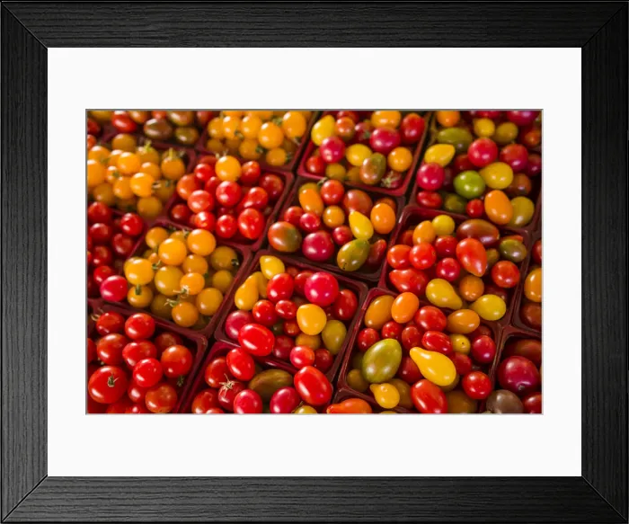 Framed Print : Canada, Quebec, Montreal. Little Italy, Marche Jean Talon Market, tomatoes