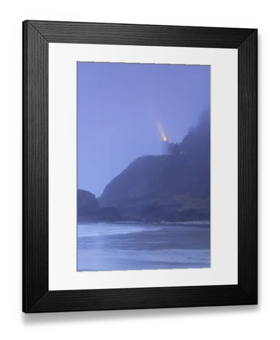 Framed Print : Heceta Head Lighthouse near Florence, Oregon Coast, early morning photographed Framed Print : Heceta Head Lighthouse near Florence, Oregon Coast, early morning photographed