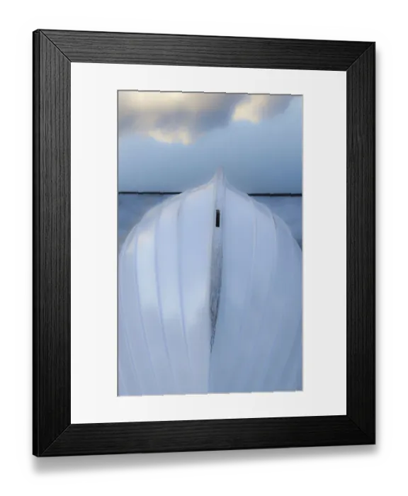 Framed Print : USA, Washington State, San Juan Islands, Friday Harbor. Upside down boat on dock Framed Print : USA, Washington State, San Juan Islands, Friday Harbor. Upside down boat on dock