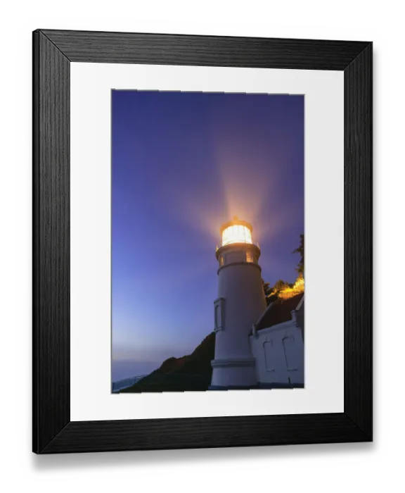 Framed Print : Heceta Head Lighthouse, Devils Elbow State Park, Oregon Coast