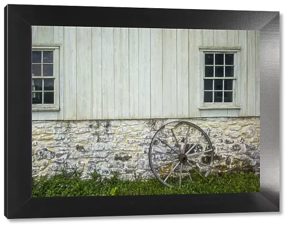 USA, Pennsylvania, Elverson. Hopewell Furnace National Historic Site, early 18th