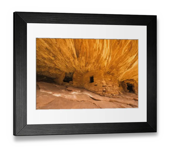 Framed Print : House on Fire Ruin, Cedar Mesa, Bears Ears National Monument, Utah, USA