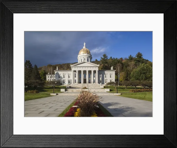 Framed Print : USA, Vermont, Montpelier. Vermont State House Framed Print : USA, Vermont, Montpelier. Vermont State House