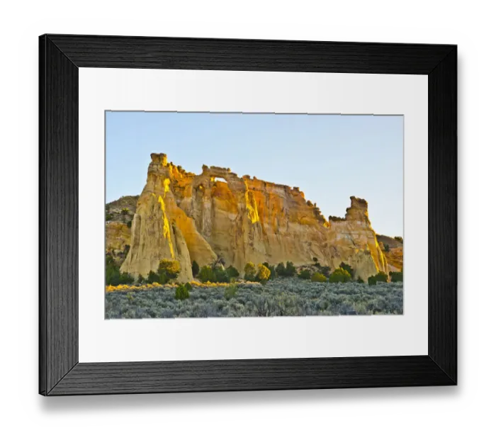 Framed Print : USA, Utah. Henrieville, Grosvenor Arch