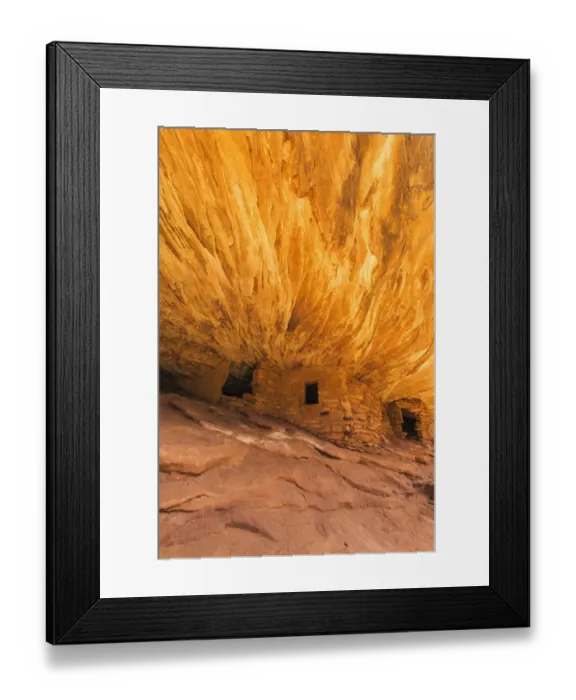 Framed Print : House on Fire Ruin, Cedar Mesa, Bears Ears National Monument, Utah, USA