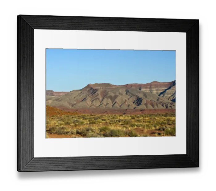 Framed Print : USA, Utah. San Juan River Valley colorful ridges Framed Print : USA, Utah. San Juan River Valley colorful ridges