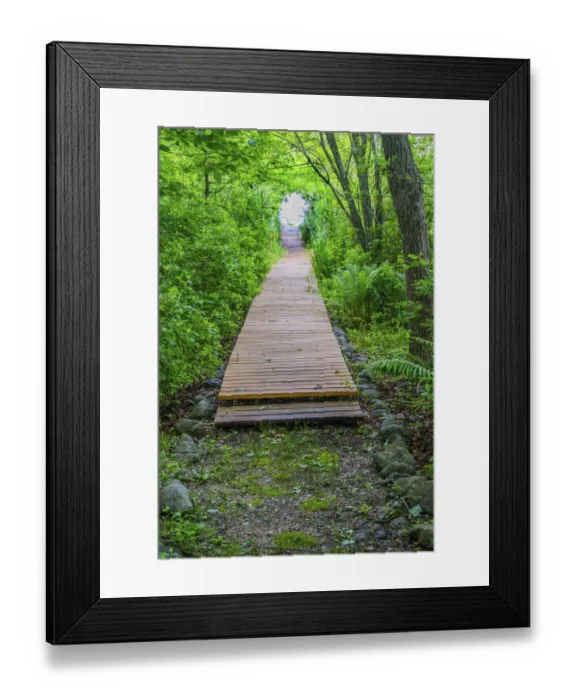 Framed Print : Boardwalk, Padanaram, Dartmouth, Massachusetts