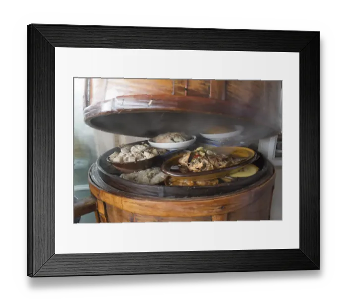 Framed Print : Food in bamboo steamer, Pengzhen, Chengdu, Sichuan Province, China Framed Print : Food in bamboo steamer, Pengzhen, Chengdu, Sichuan Province, China