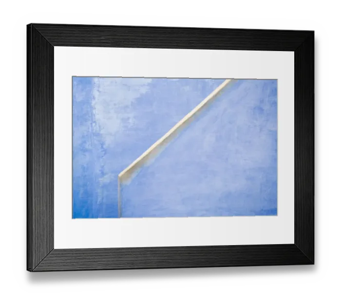 Framed Print : India, Rajasthan, Jodhpur. Abstract of house stairwell Framed Print : India, Rajasthan, Jodhpur. Abstract of house stairwell