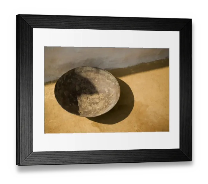 Framed Print : India, Rajasthan. Traditional bowl close-up Framed Print : India, Rajasthan. Traditional bowl close-up