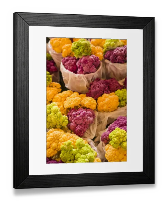 Framed Print : Canada, Quebec, Montreal. Little Italy, Marche Jean Talon Market, multi-colored Framed Print : Canada, Quebec, Montreal. Little Italy, Marche Jean Talon Market, multi-colored