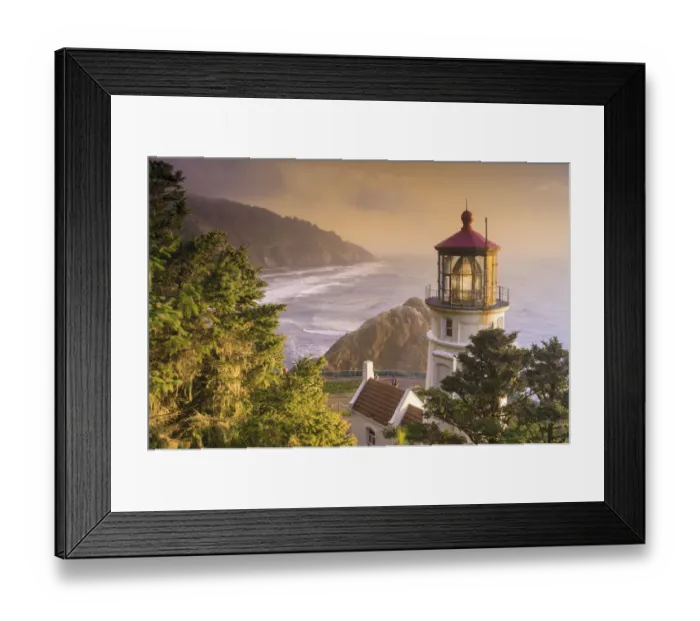 Framed Print : Heceta Head Lighthouse, Devils Elbow State Park, Oregon Coast Framed Print : Heceta Head Lighthouse, Devils Elbow State Park, Oregon Coast