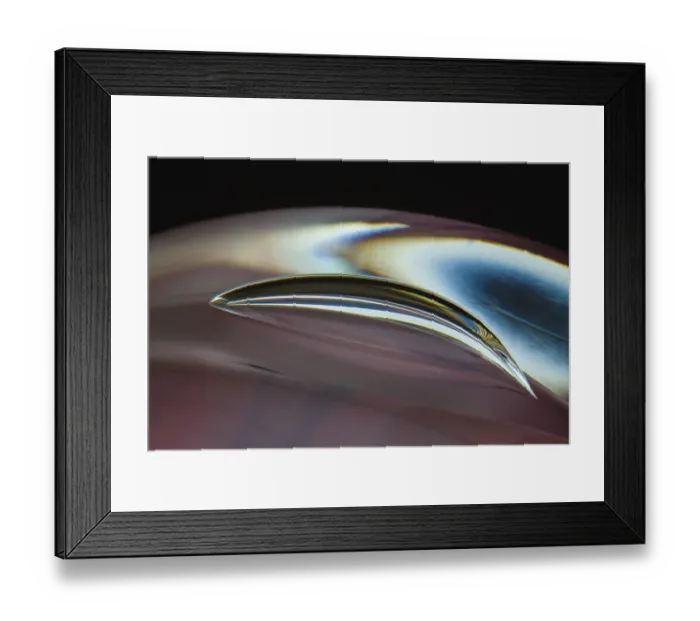 Framed Print : Frozen bubbles in glass Framed Print : Frozen bubbles in glass