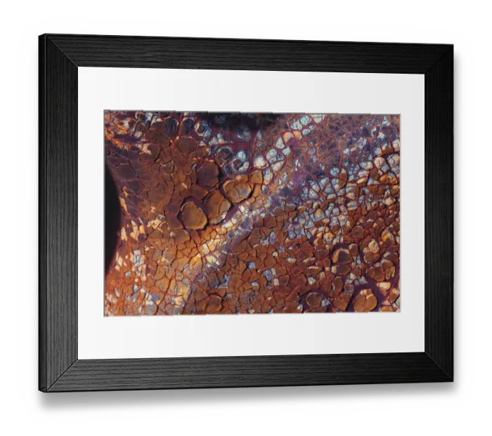 Framed Print : Layers of worn auto paint abstract Framed Print : Layers of worn auto paint abstract