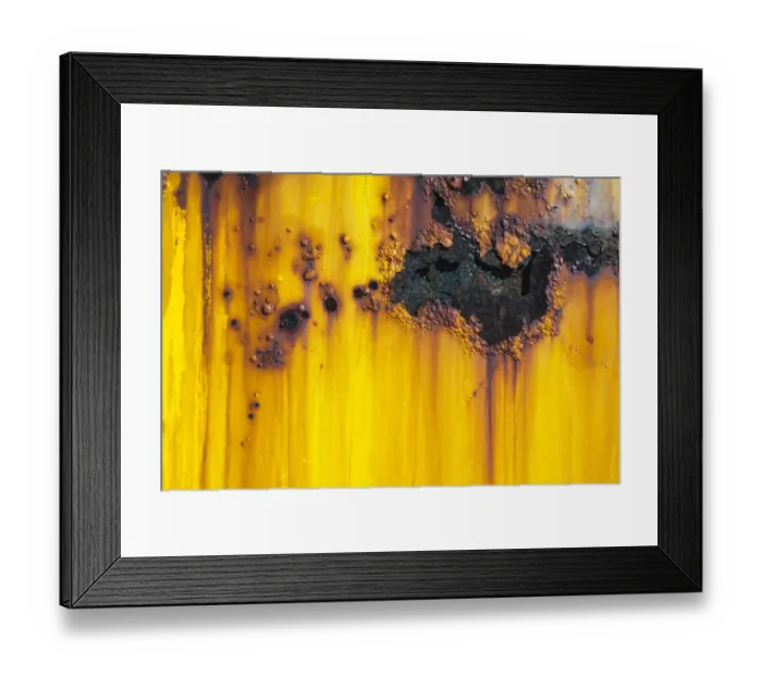 Framed Print : Details of rust and paint on metal Framed Print : Details of rust and paint on metal