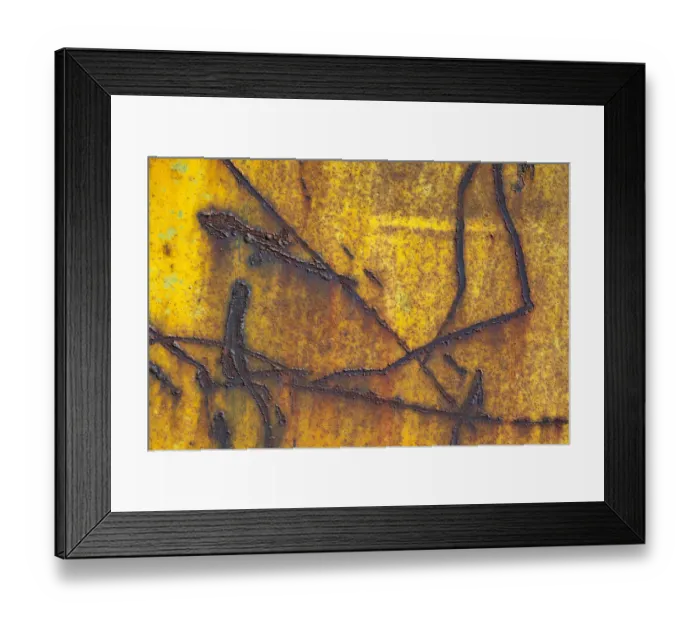 Framed Print : Details of rust and paint on metal Framed Print : Details of rust and paint on metal