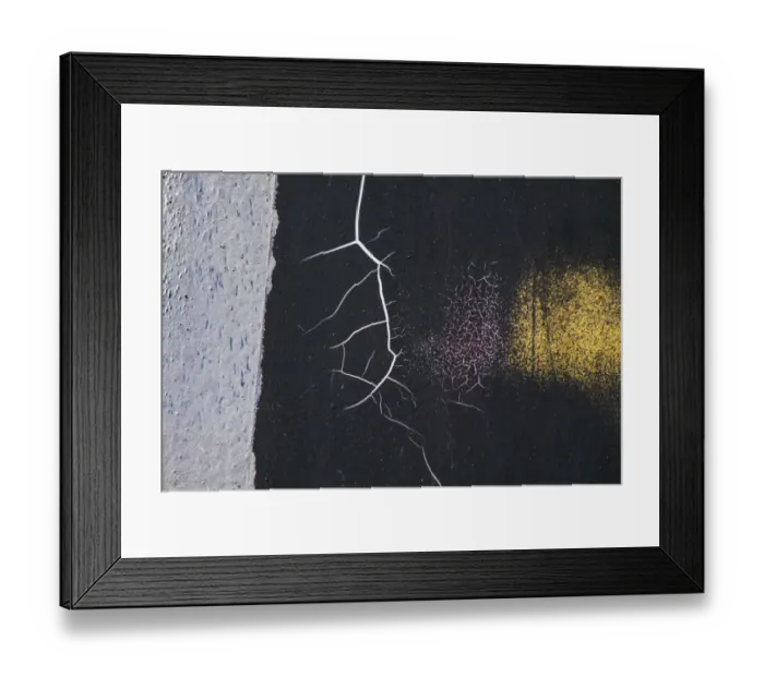 Framed Print : Details of rust and paint on metal Framed Print : Details of rust and paint on metal