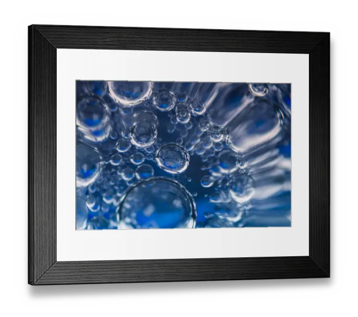 Framed Print : Frozen bubbles Framed Print : Frozen bubbles