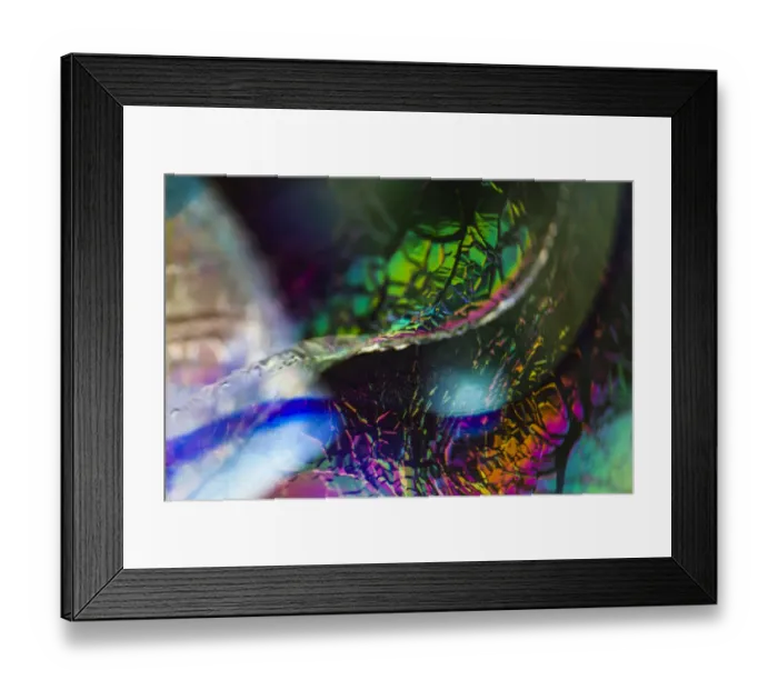 Framed Print : Macro of colorful glass Framed Print : Macro of colorful glass