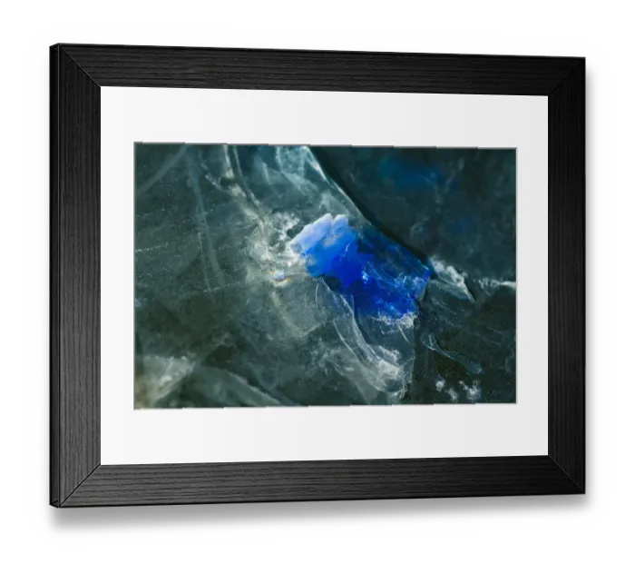 Framed Print : Cullet glass chunks