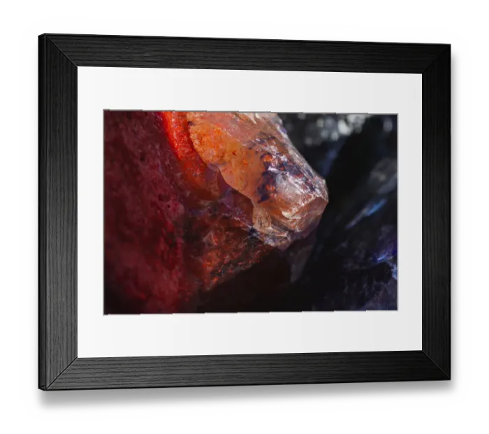 Framed Print : Cullet glass chunks Framed Print : Cullet glass chunks