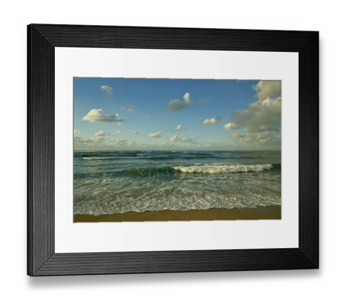 Framed Print : Israel, Haifa. Beaches and Mediterranean sea Framed Print : Israel, Haifa. Beaches and Mediterranean sea