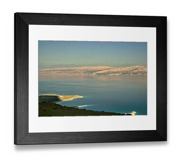Framed Print : Israel, Dead Sea, along the read on the Israeli side, Jordan across the body of water Framed Print : Israel, Dead Sea, along the read on the Israeli side, Jordan across the body of water