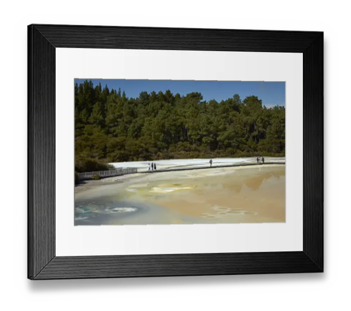 Framed Print : Artists Palette, Waiotapu Thermal Reserve, near Rotorua, North Island, New Zealand Framed Print : Artists Palette, Waiotapu Thermal Reserve, near Rotorua, North Island, New Zealand