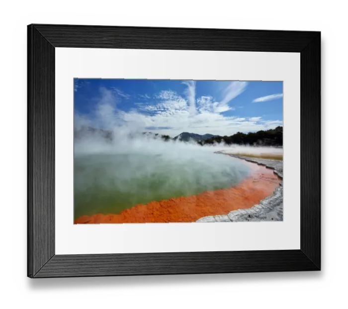 Framed Print : Champagne Pool, Waiotapu Thermal Reserve, near Rotorua, North Island, New Zealand Framed Print : Champagne Pool, Waiotapu Thermal Reserve, near Rotorua, North Island, New Zealand