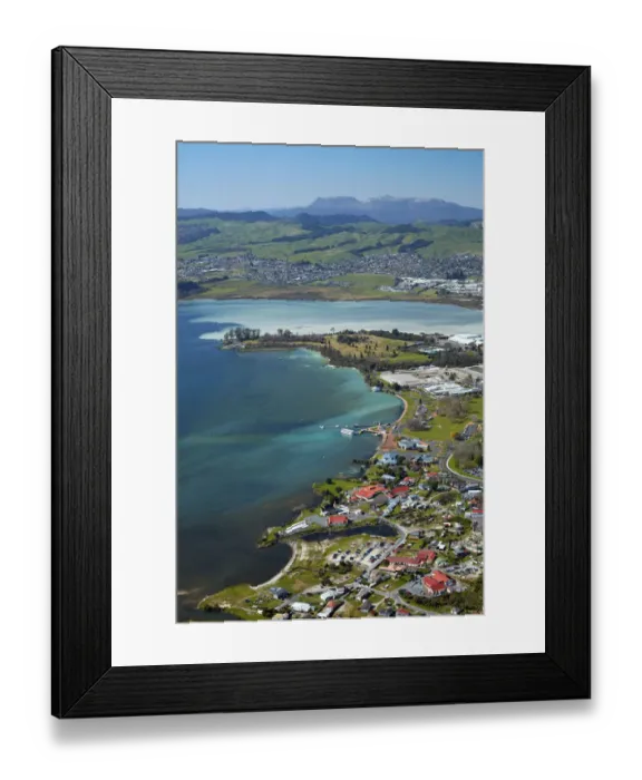 Framed Print : Ohinemutu Maori Village, Lake Rotorua and waterfront, Rotorua, North Island, New Zealand Framed Print : Ohinemutu Maori Village, Lake Rotorua and waterfront, Rotorua, North Island, New Zealand