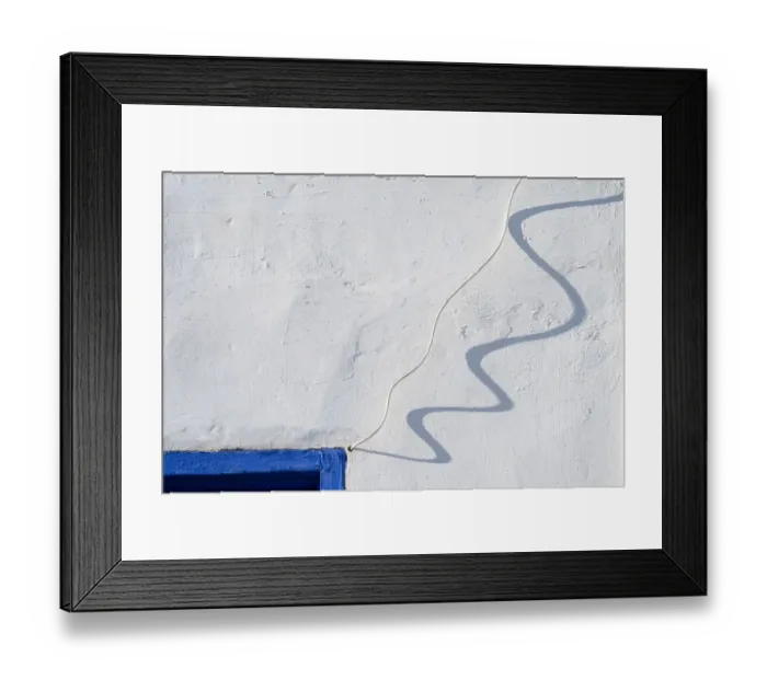 Framed Print : Africa, Morocco, Asilah. Wall shadow of wire Framed Print : Africa, Morocco, Asilah. Wall shadow of wire