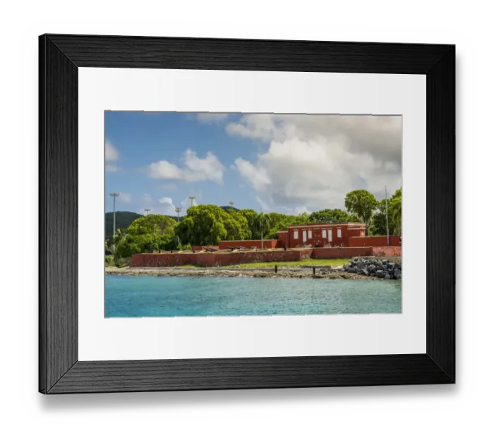 Framed Print : Fort Frederik Museum Historic Site, downtown Frederiksted, St. Croix, US Virgin Islands Framed Print : Fort Frederik Museum Historic Site, downtown Frederiksted, St. Croix, US Virgin Islands