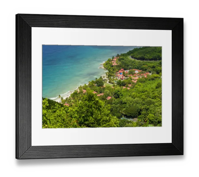 Framed Print : Carambola Beach Resort, St. Croix, US Virgin Islands