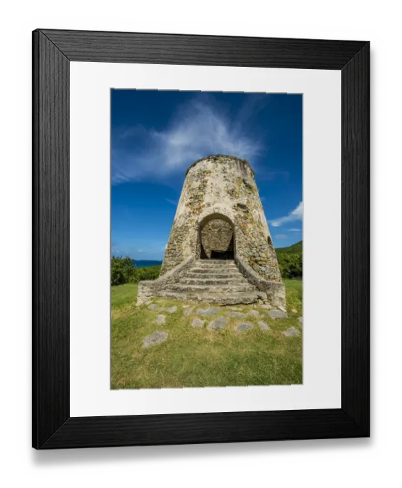 Framed Print : Ruins of Rust Op Twist Sugar Mill plantation, St. Croix, US Virgin Islands Framed Print : Ruins of Rust Op Twist Sugar Mill plantation, St. Croix, US Virgin Islands