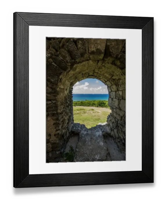Framed Print : Ruins of Rust Op Twist Sugar Mill plantation, St. Croix, US Virgin Islands