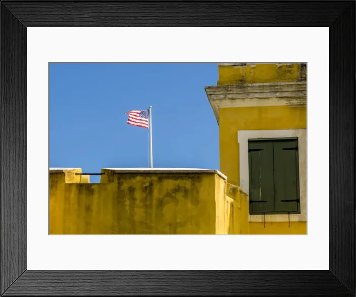 Framed Print : Fort Christiansted National Historic Site, Christiansted, St. Croix, US Virgin Islands