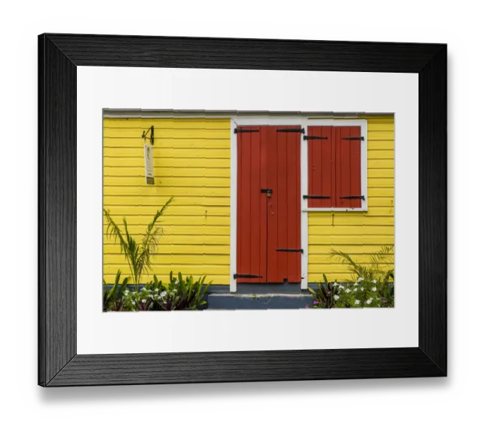 Framed Print : Colorful house in Christiansted, St. Croix, US Virgin Islands Framed Print : Colorful house in Christiansted, St. Croix, US Virgin Islands