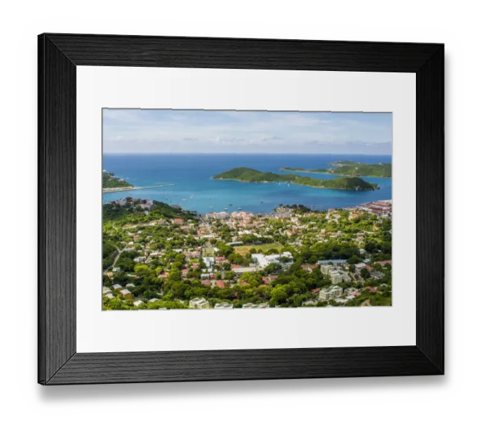 Framed Print : Charlotte Amalie, St. Thomas, US Virgin Islands Framed Print : Charlotte Amalie, St. Thomas, US Virgin Islands