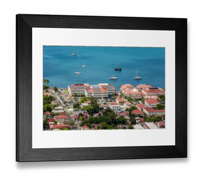 Framed Print : Charlotte Amalie, St. Thomas, US Virgin Islands