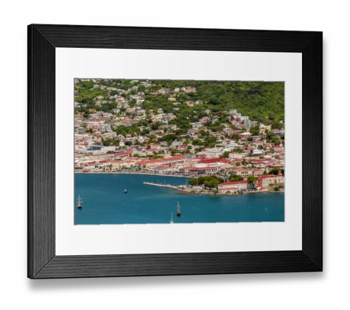 Framed Print : Charlotte Amalie, St. Thomas, US Virgin Islands