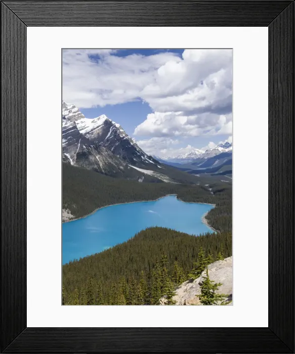 Framed Print : Banff National Park, Alberta, Canada. Peyto Lake along the Icefields Parkway scenic drive