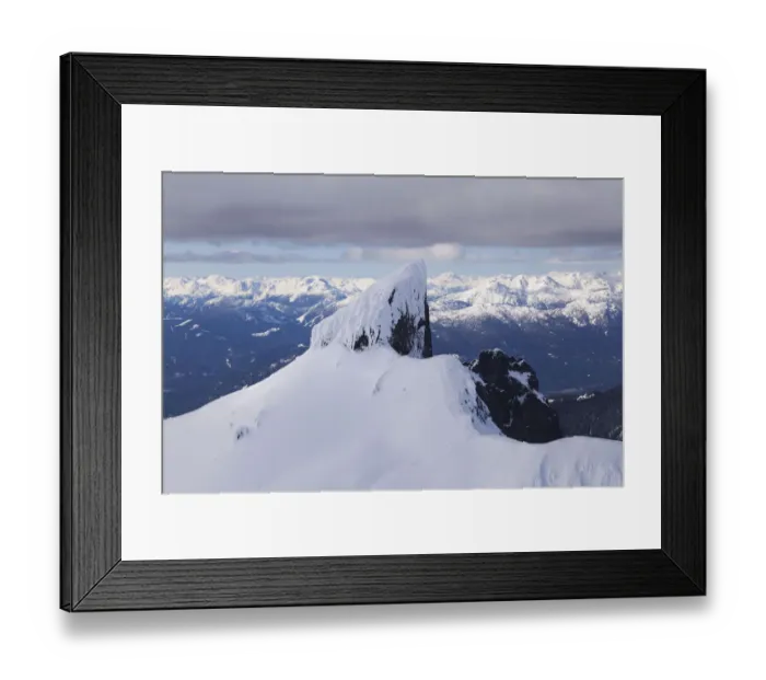 Framed Print : Aerial view of Black Tusk near Whistler, British Columbia, Canada Framed Print : Aerial view of Black Tusk near Whistler, British Columbia, Canada