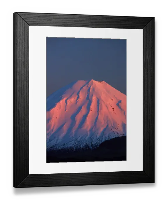 Framed Print : Alpenglow on Mt. Ngauruhoe at dawn, Tongariro National Park, Central Plateau, North Island Framed Print : Alpenglow on Mt. Ngauruhoe at dawn, Tongariro National Park, Central Plateau, North Island