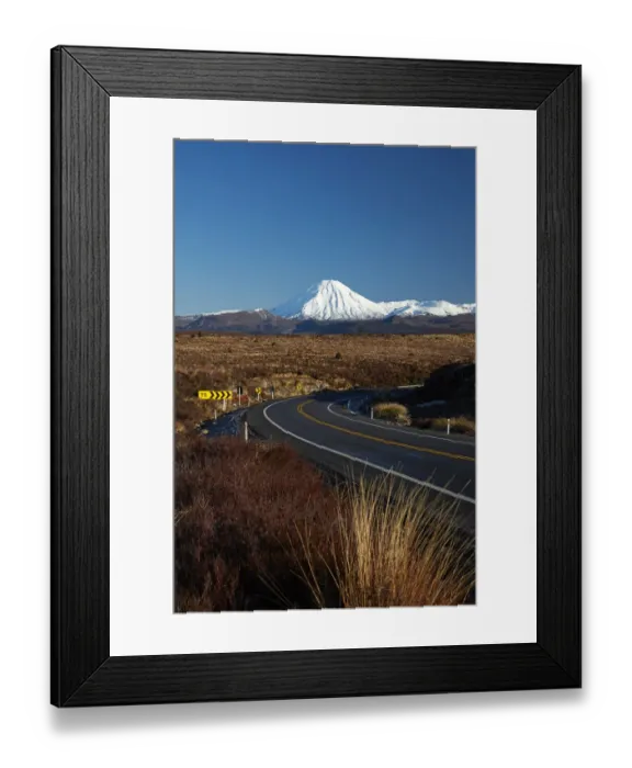 Framed Print : Mt Ngauruhoe and Desert Road, Tongariro National Park, Central Plateau, North Island Framed Print : Mt Ngauruhoe and Desert Road, Tongariro National Park, Central Plateau, North Island